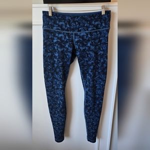 Lululemon Wunder Under Leggings In Jungle Hawk Blue #143